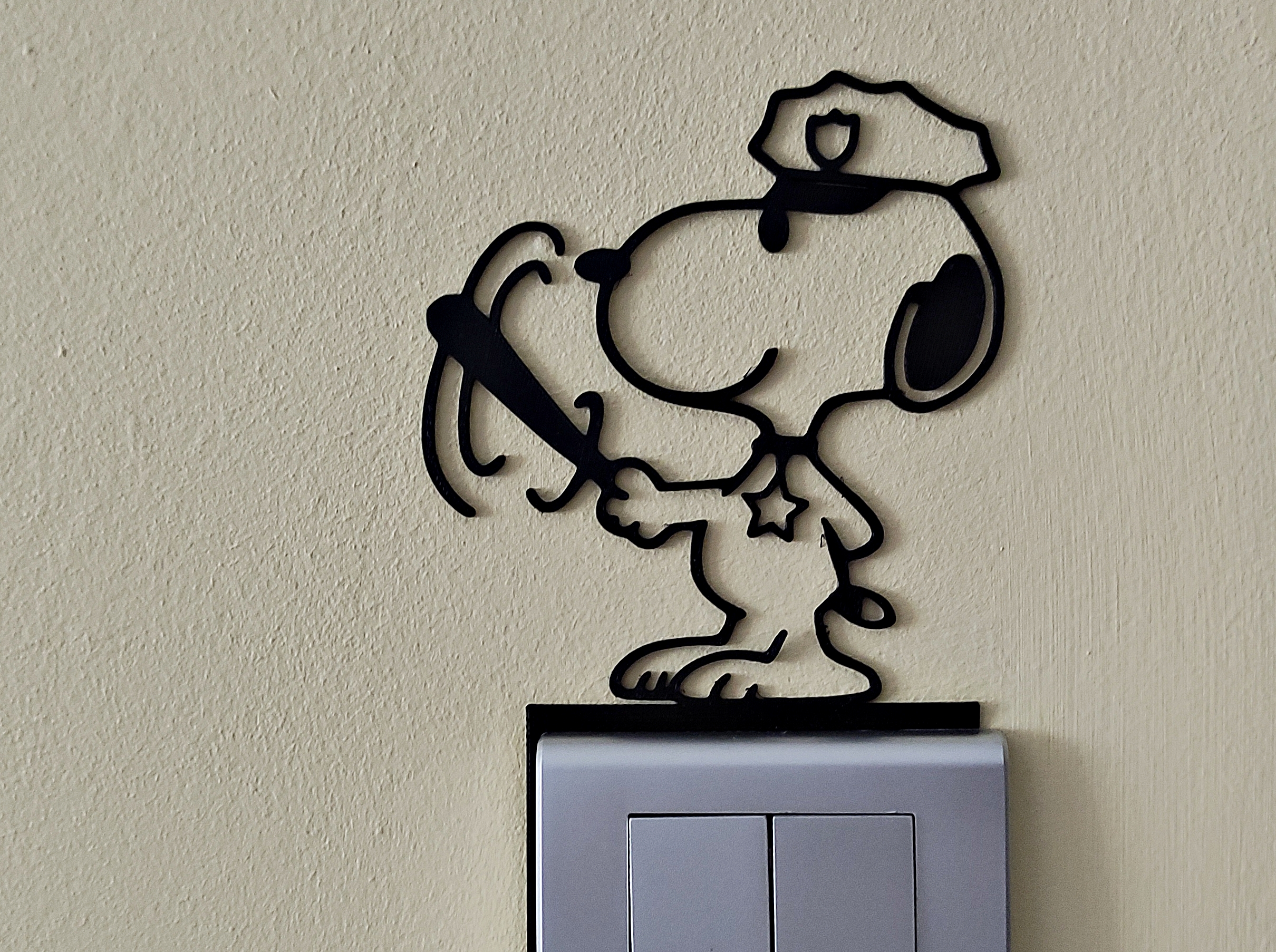 Snoopy Light Switch / Outlet Decoration - Model 57