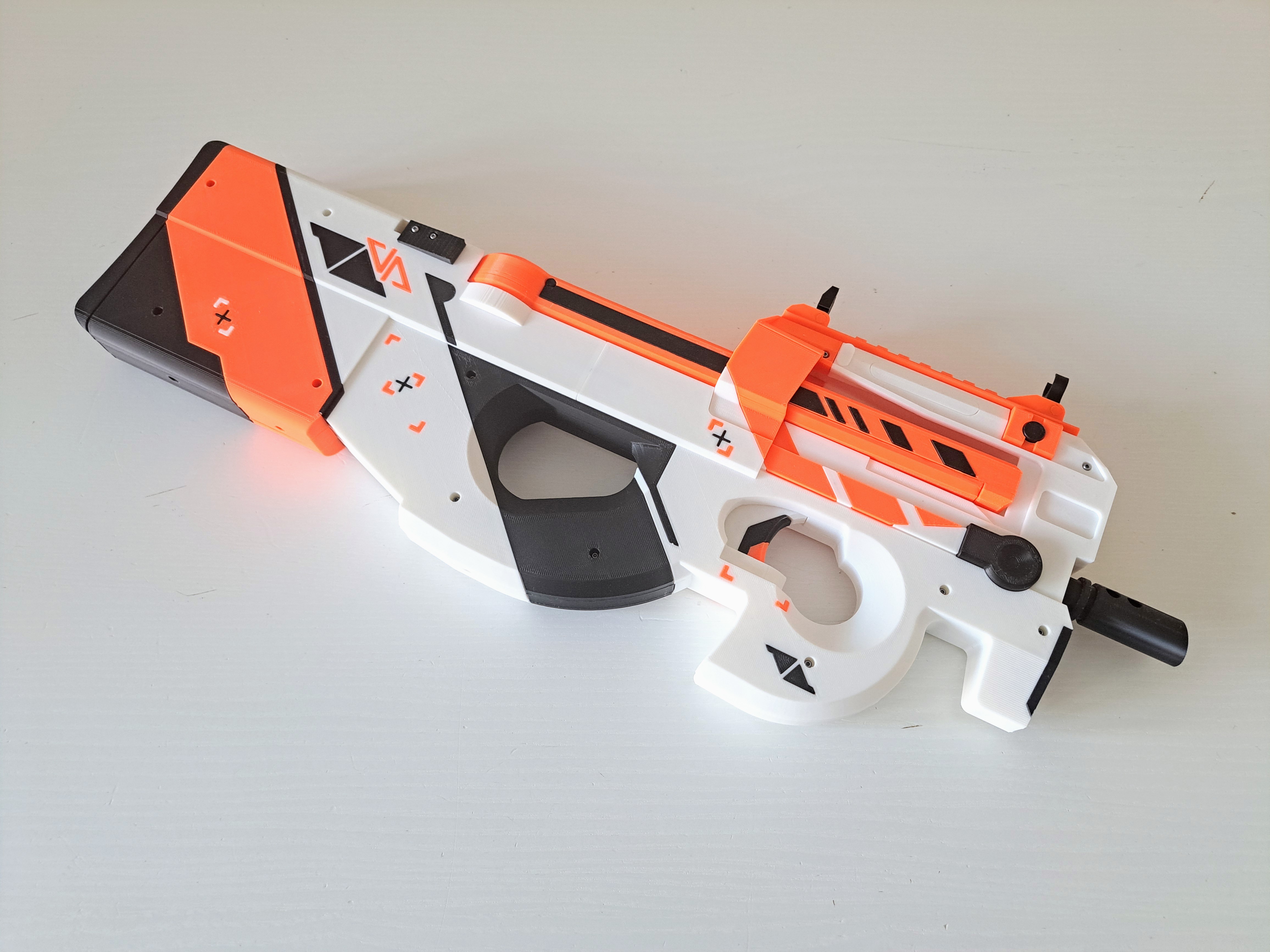 P90 Asiimov (Magazine Fed Rubber Band Gun)