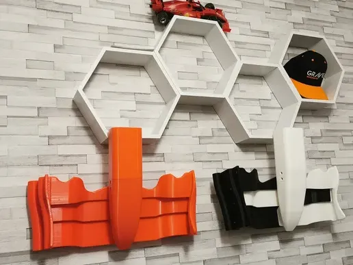 F1 (Formula one) Style Front wing model - Wall or desk art