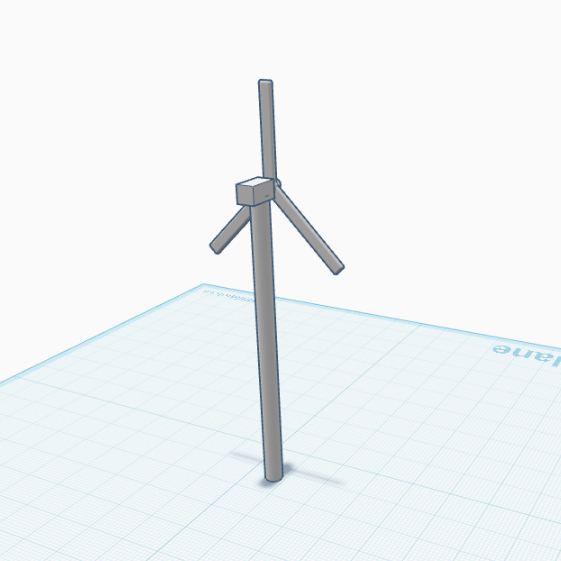 Free 3D Low Polly Windmill
