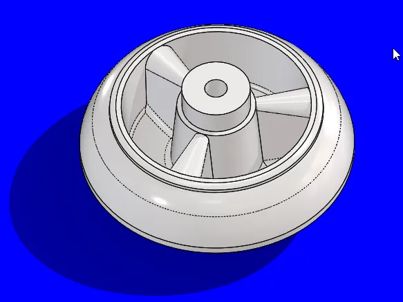3D Printed Replacement Knob for Cooking Pot Lid (ABS Recommended)