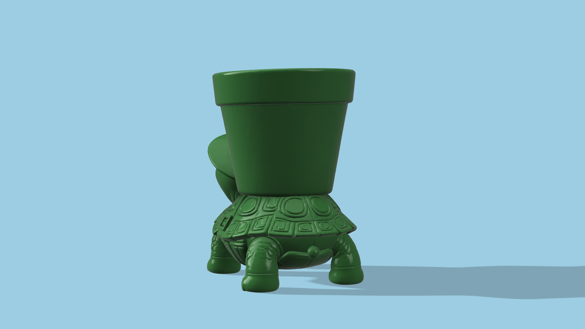 Miniatura 4 do modelo 3D Epic Turtle Planter