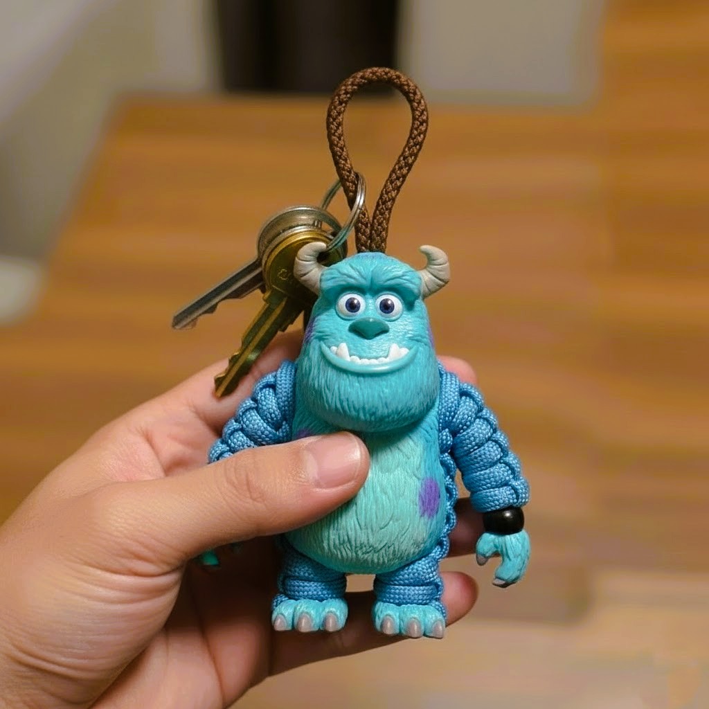 Sulley (Monsters & Co.) - Paracord Keychain