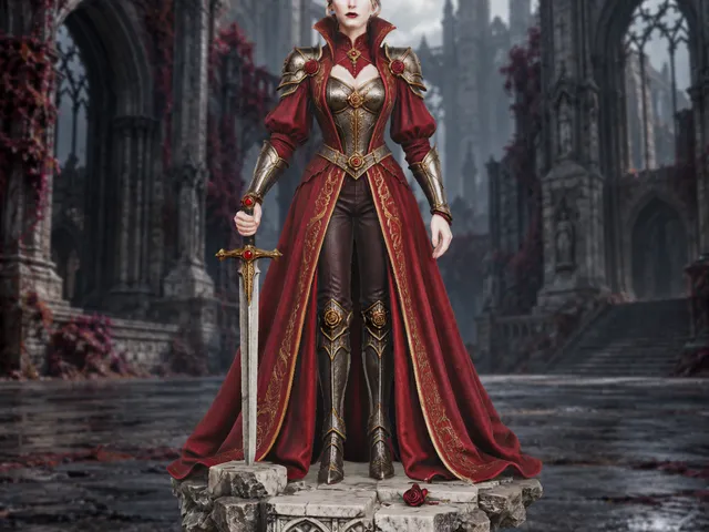 Vhorlath Realms – Vampire – Bloodveil Countess (Dark Fantasy Miniature STL)