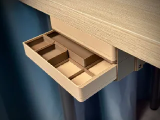 Modular Under Desk Drawer 2x4 Gridfinity | Push Lock