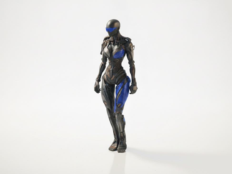 Female Terminator Figurine Movies TV 3D Printable