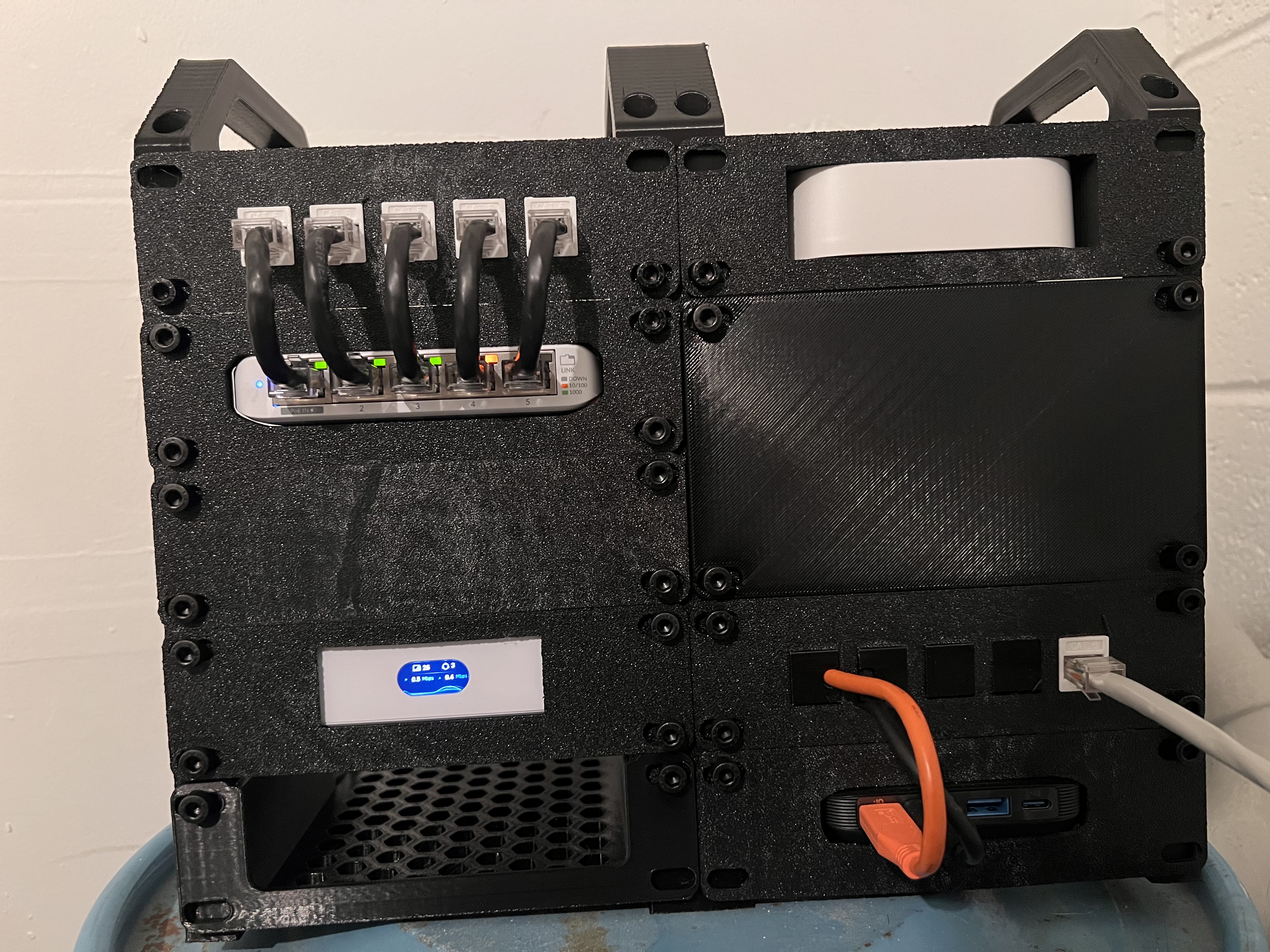 Keystone Blank with Cable Cutout