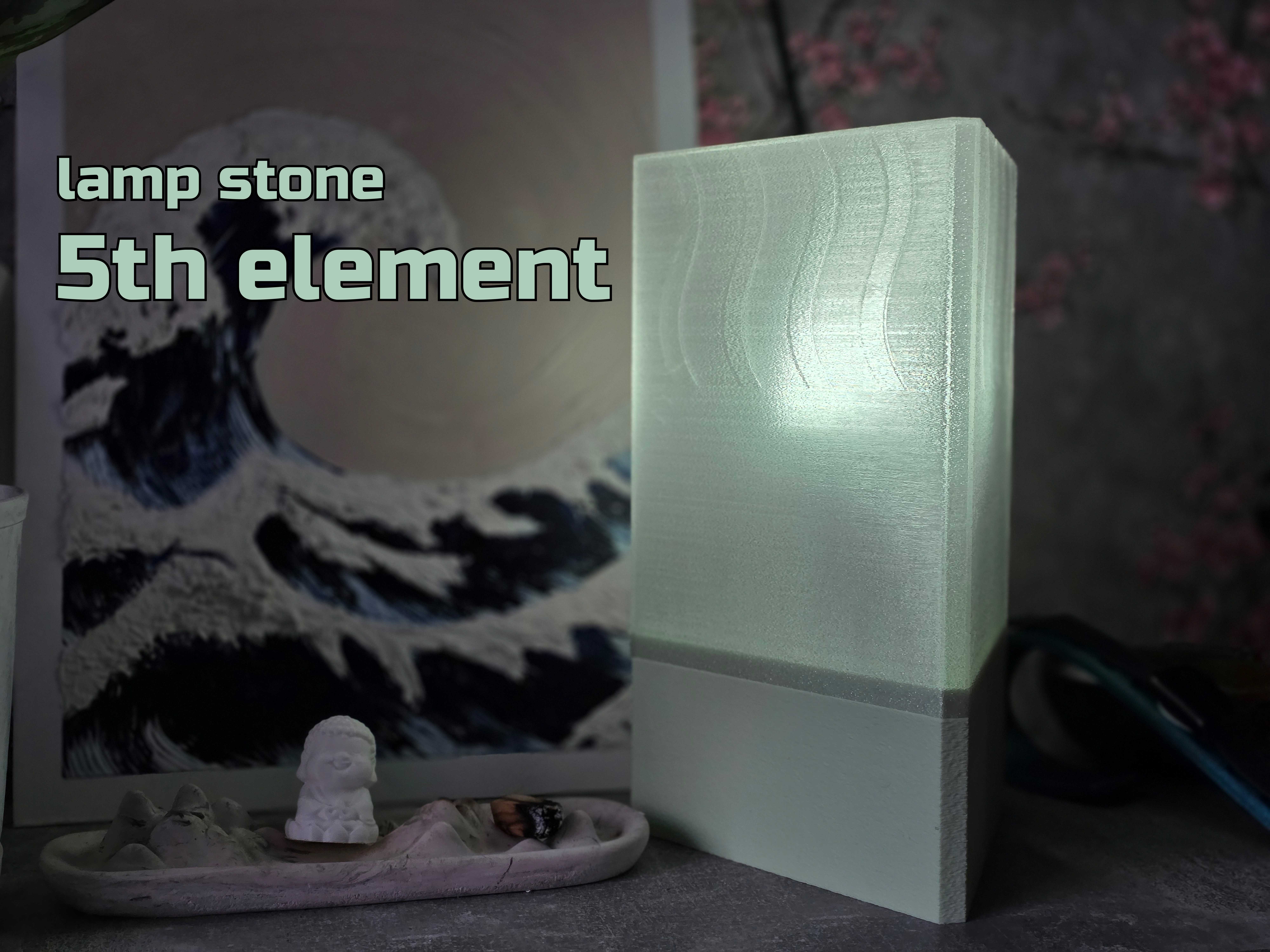 stone lamp "5th element"