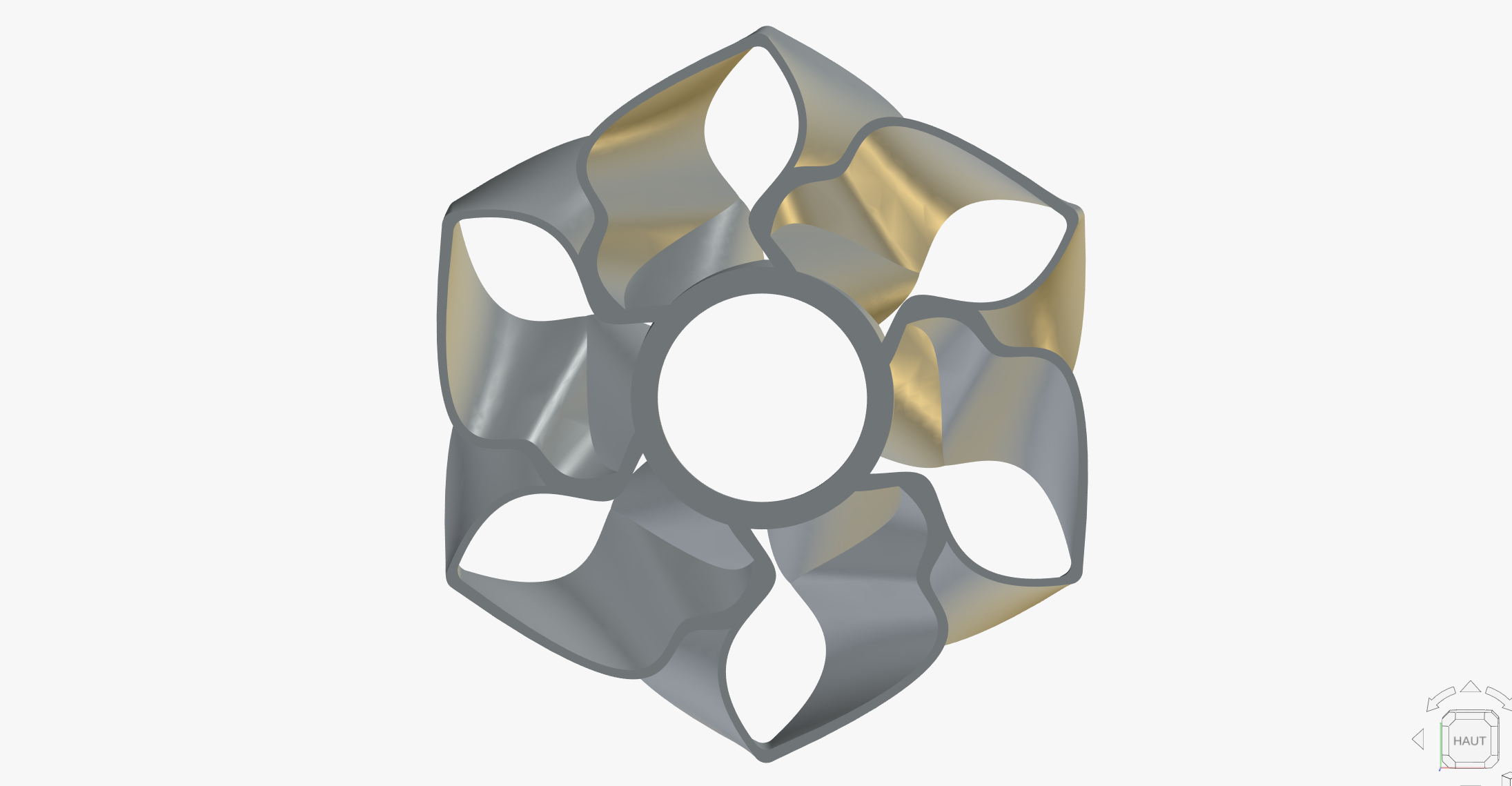 Toroidal "The Melted" fan - 6 blades
