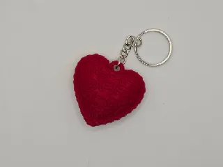 Ravioli Heart Keychain