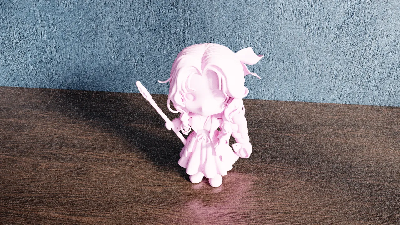 Chibi Aerith Gainsborough by José Pedro | Download free STL model