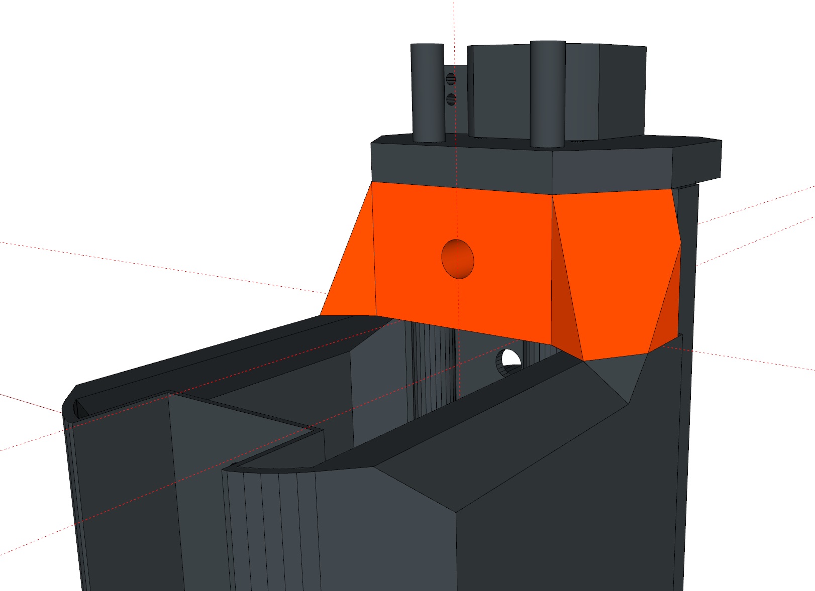Zaxisspacer_ for Rock Solid Milling Machine v.09 (Missing part) 3D model thumbnail
