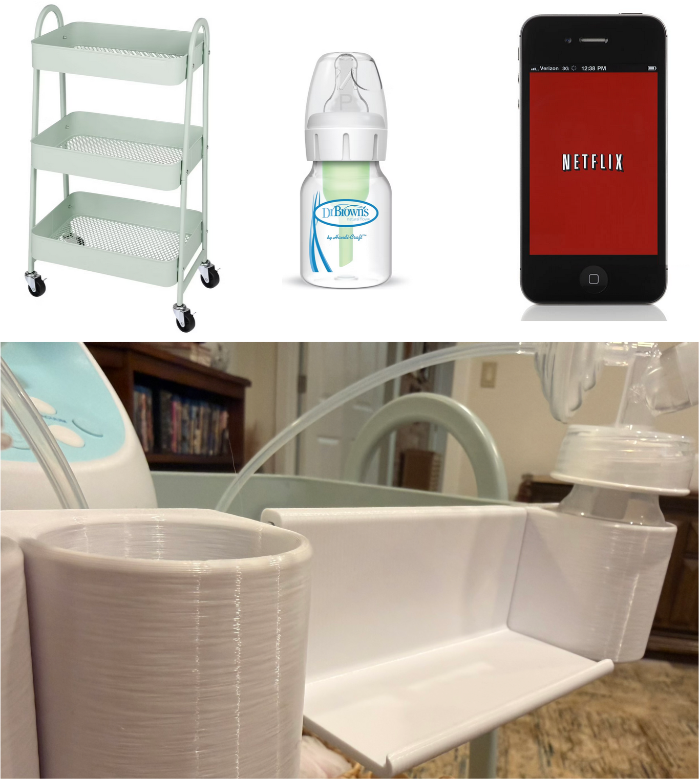 Accessories for Target cart and Dr. Brown Bottles