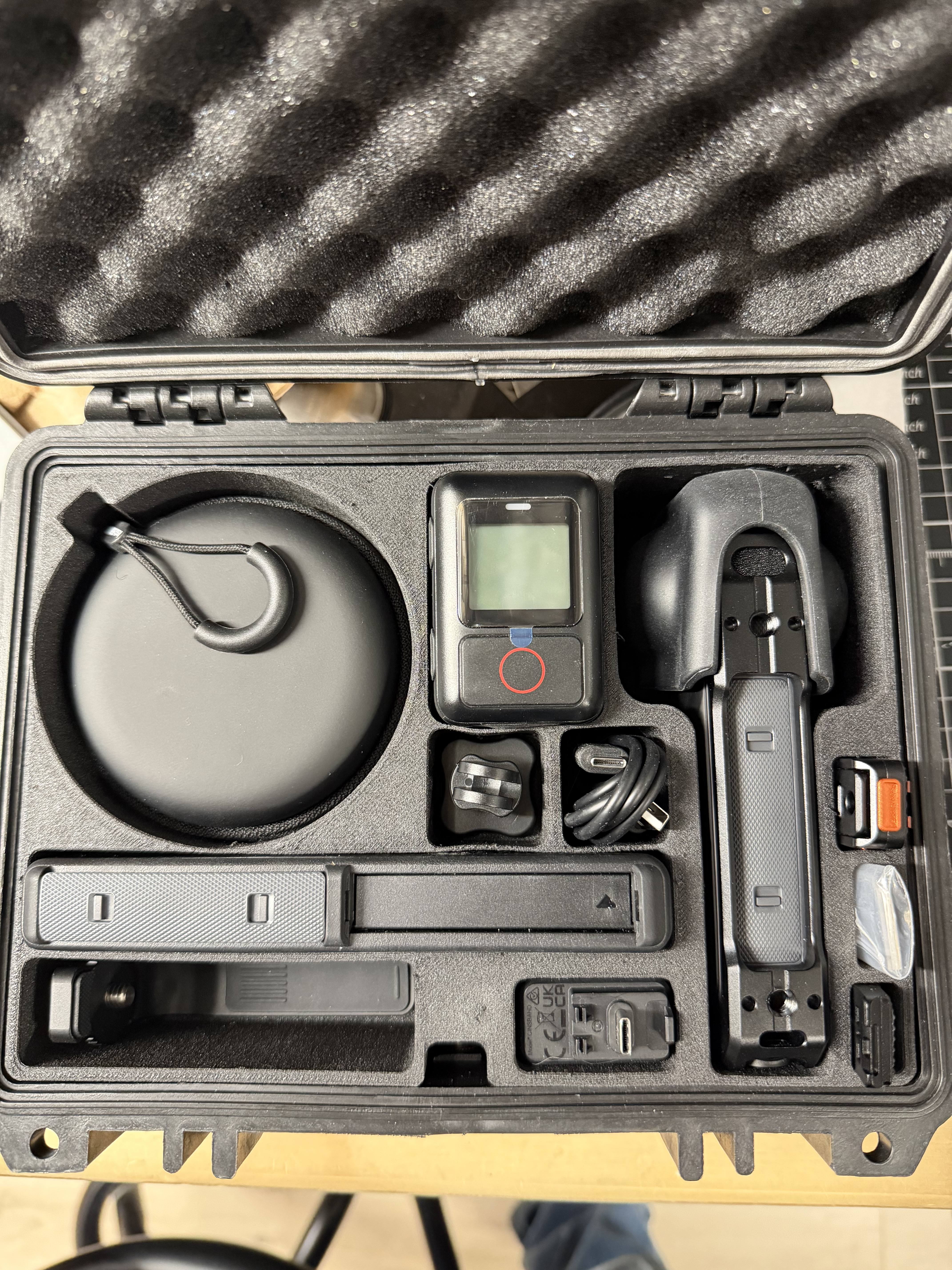 Insta360 X5 case insert for Apache 1800