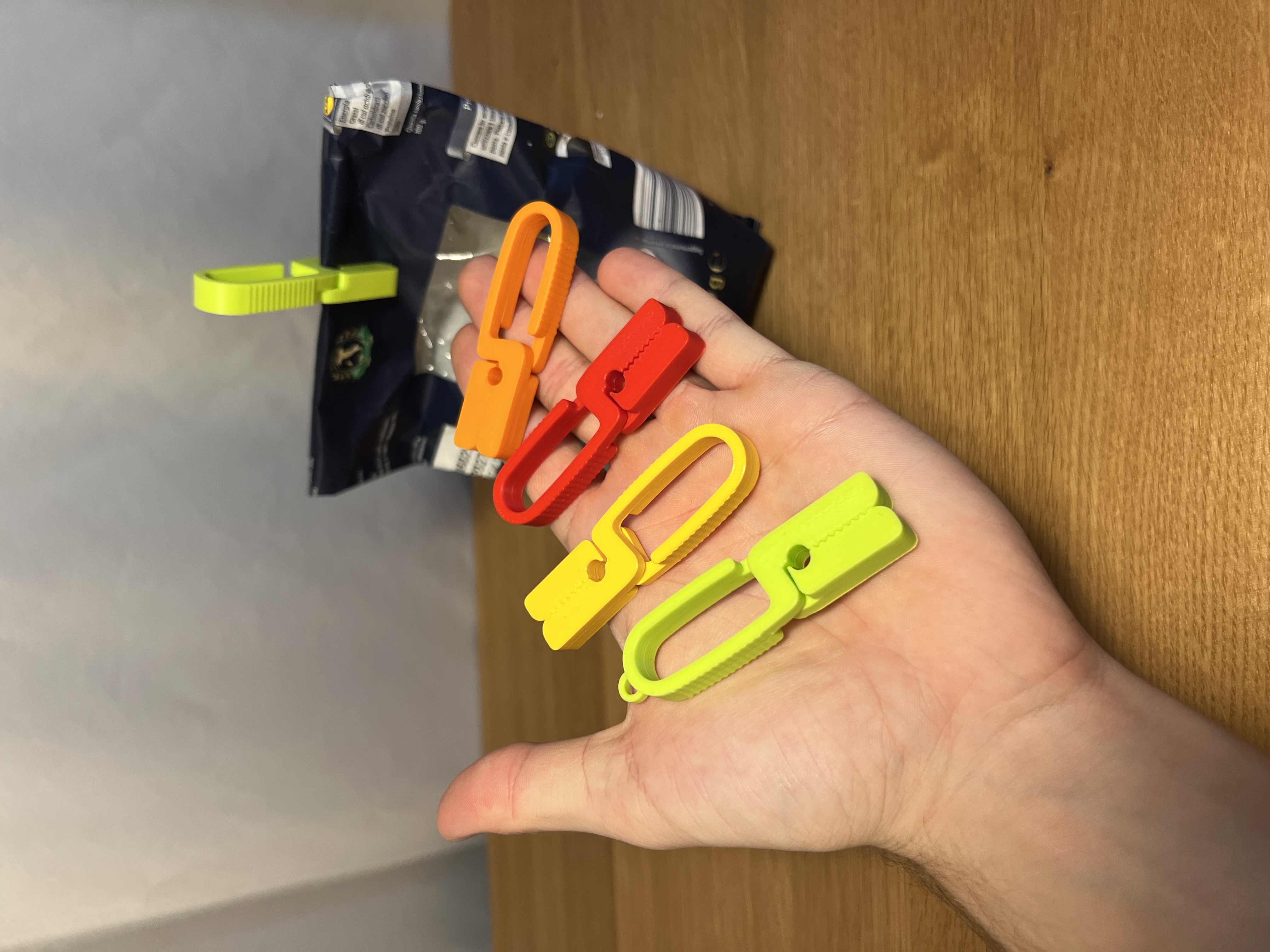 Miniatura 4 do modelo 3D Bag Clip V2