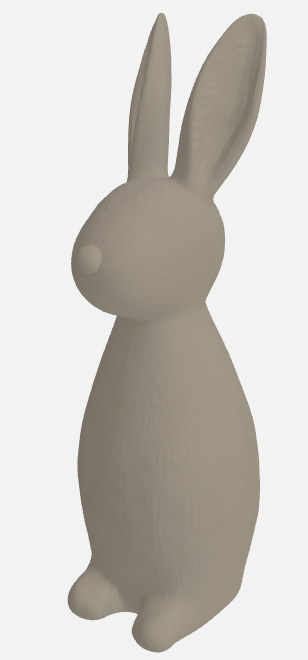 Flocked Easter bunny — miniatura 2