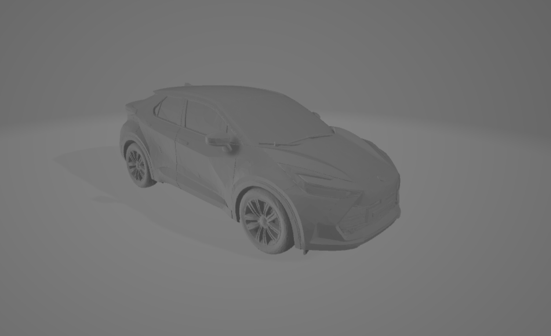 Toyota C-HR 2024 3D model