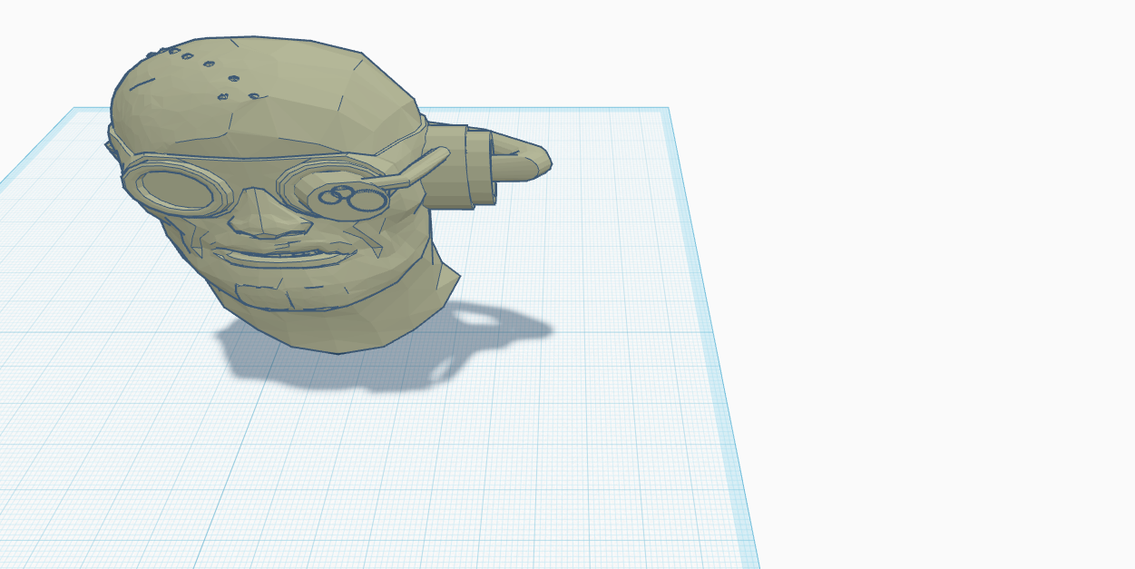 funny looking head