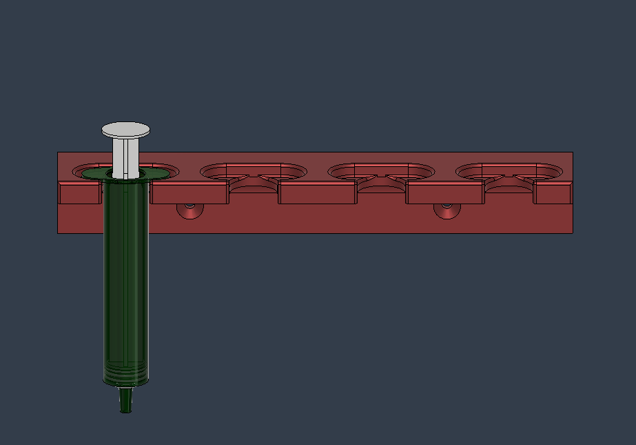 FLux holder by syringe 10ml
