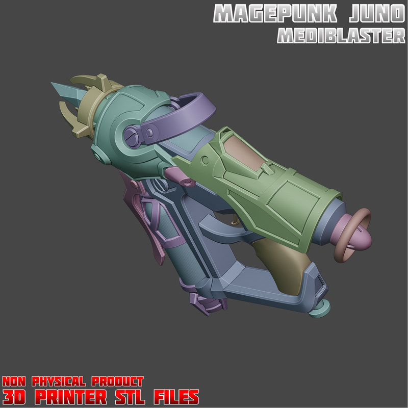 Magepunk Juno MediBlaster Pistol Overwatch by Krotek-inc | Download STL ...