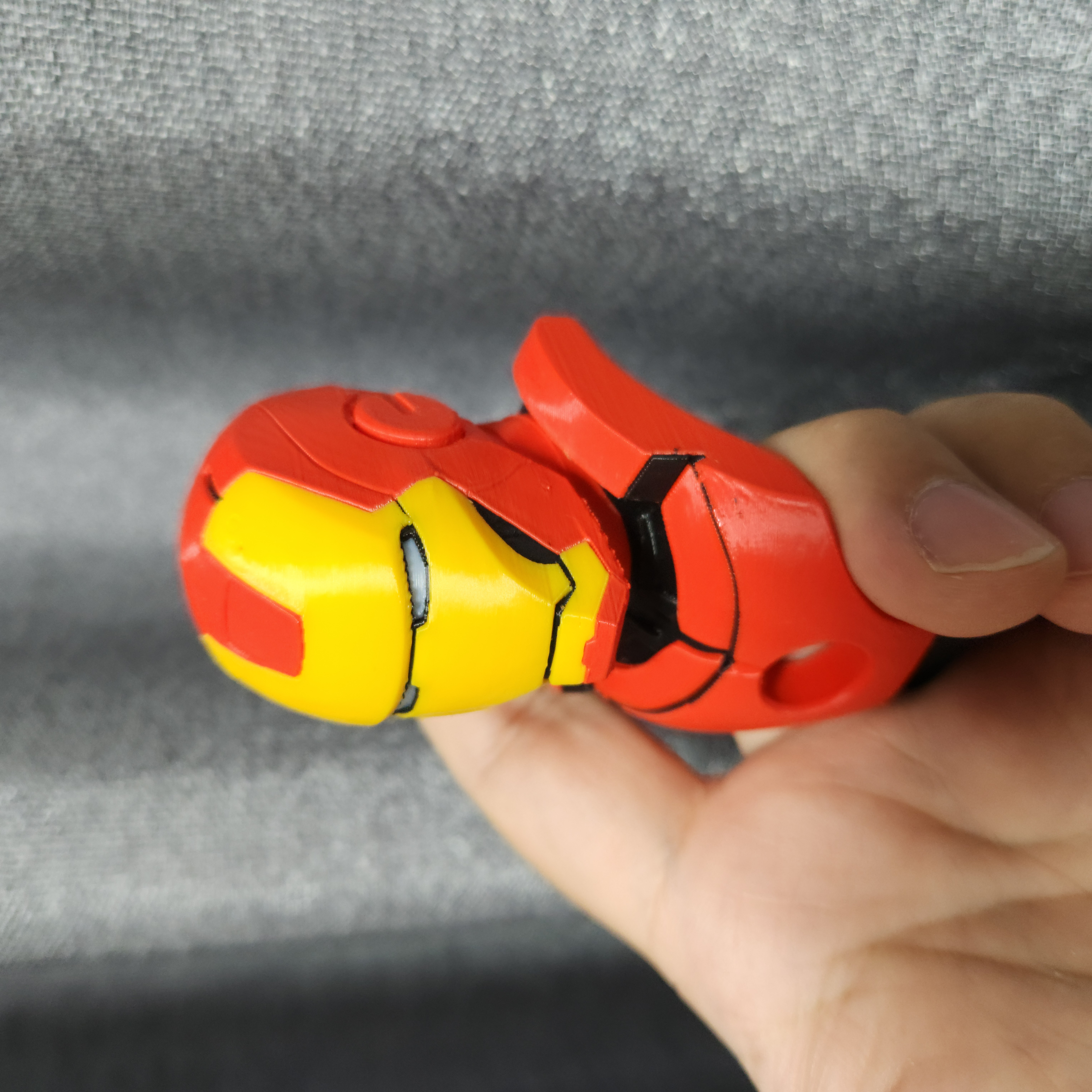 IRON MAN BUST_by max7th type2 [colouring 3mf remix]