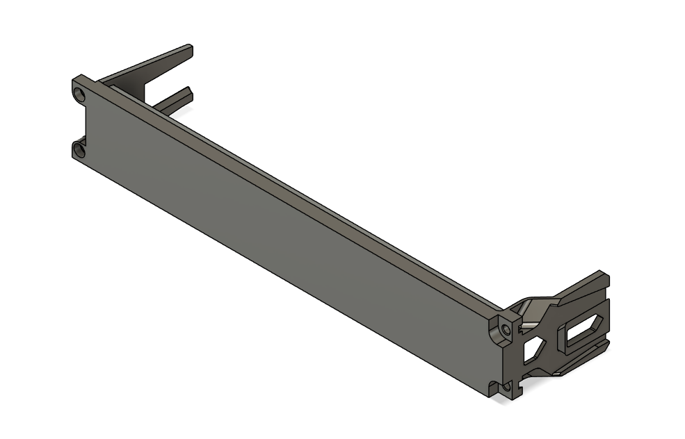 1U Blank Long Panel