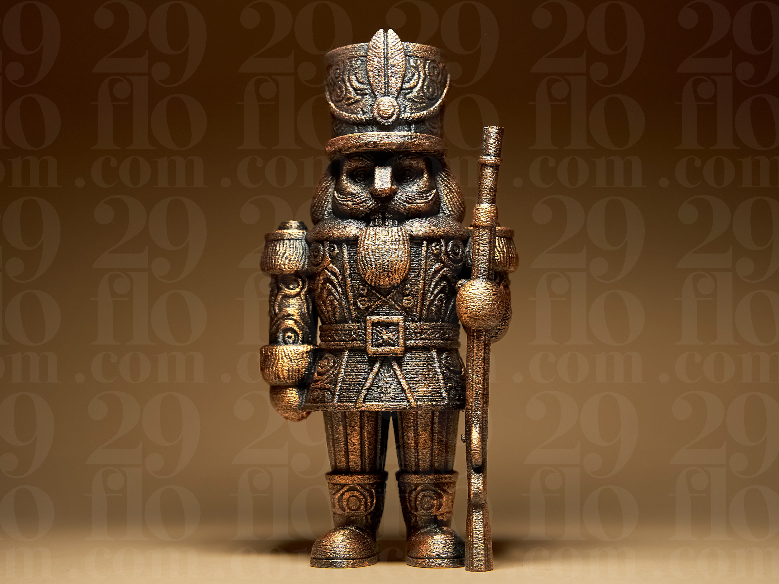 Miniatura 2 do modelo 3D Nutcracker Soldier Decoration