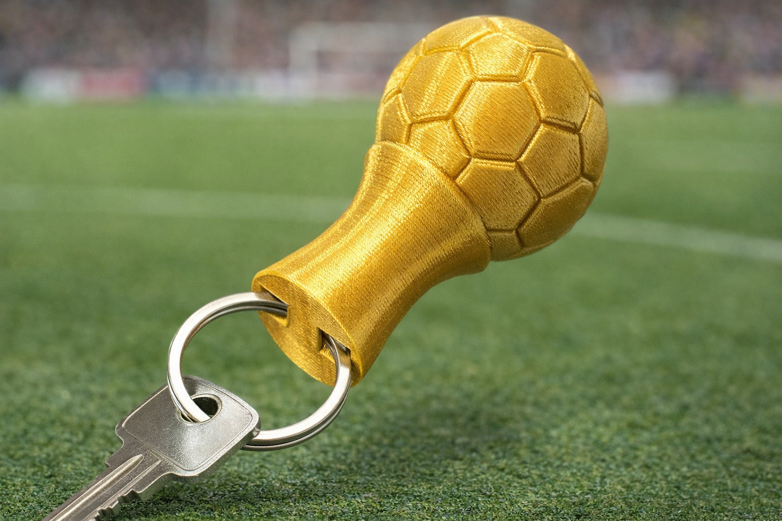 Miniatura 3 do modelo 3D Soccer, Baseball, Cricket, Golf Ball Trophy Knob style keychains set