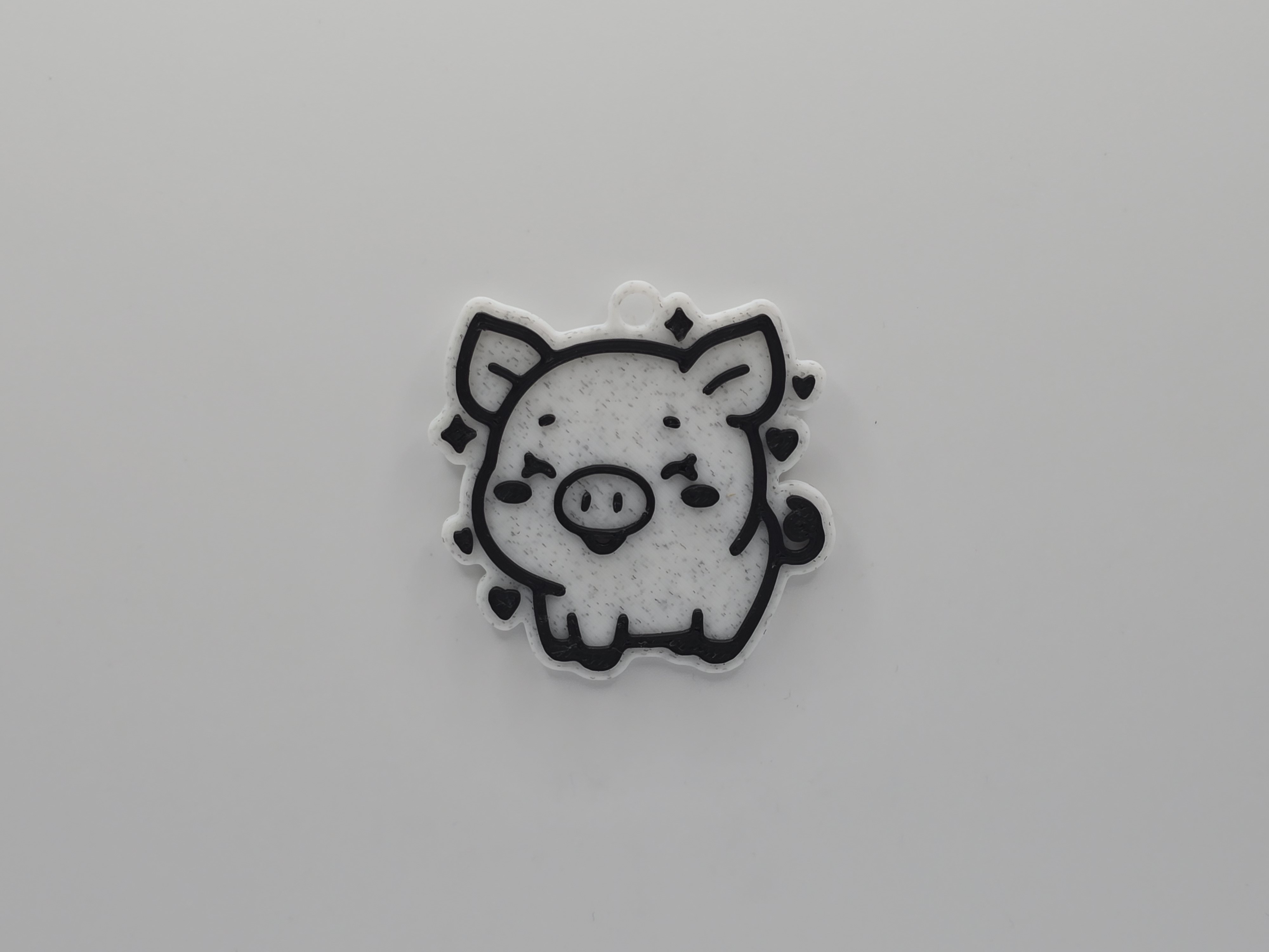 Cute Pig Keychain