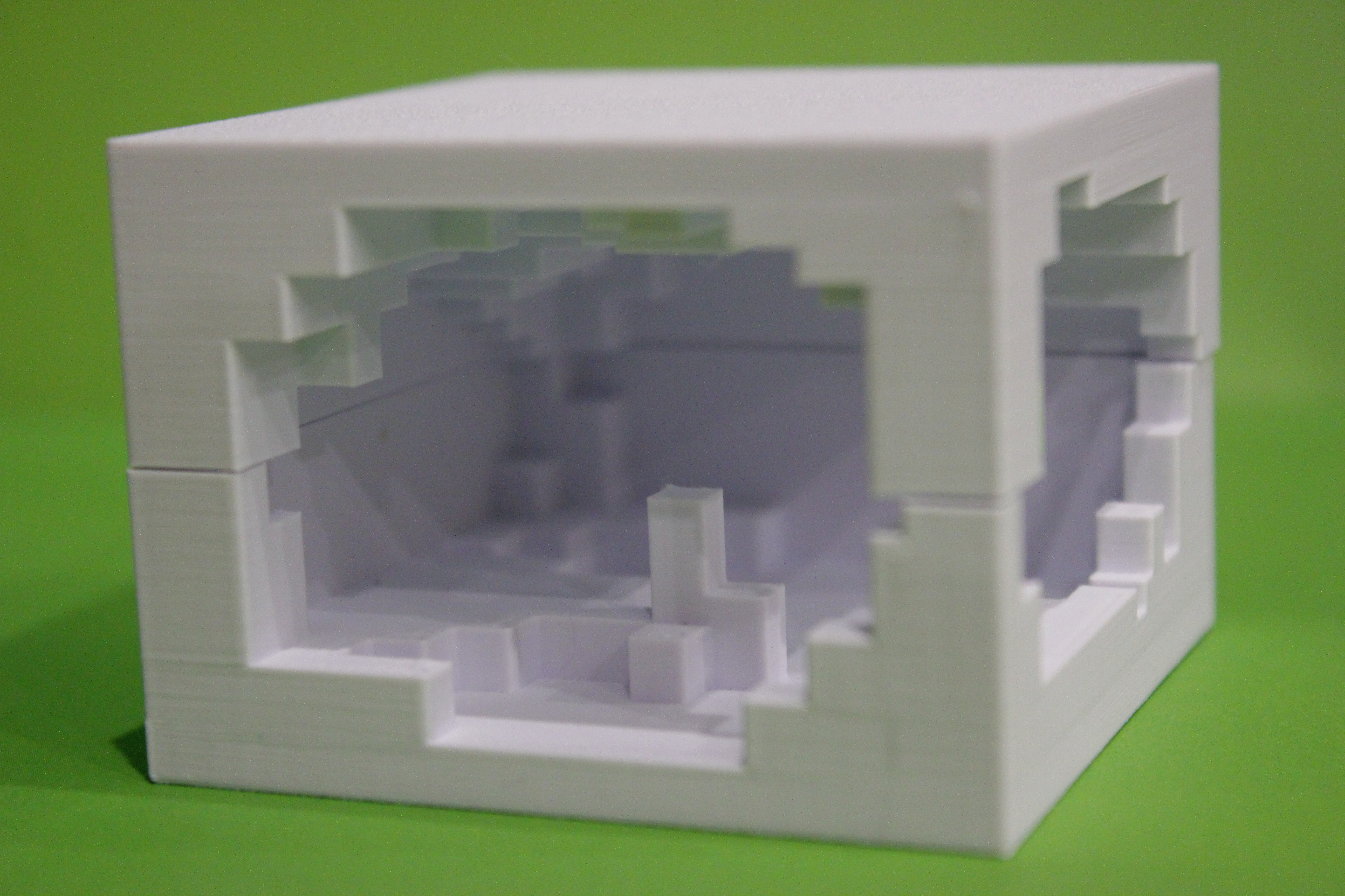 Minecraft cave model