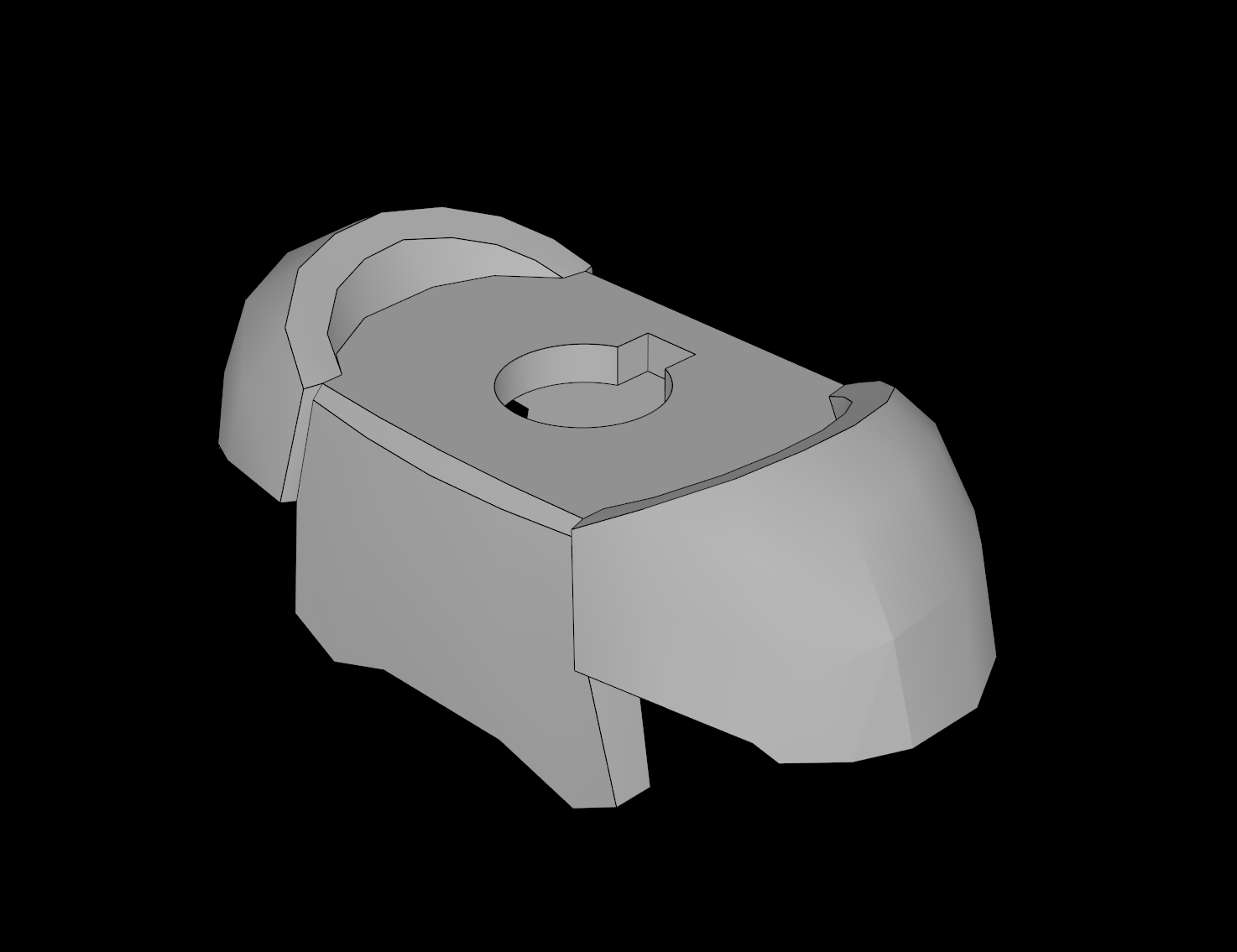 Lego Compatible (78643.dat) Minifig Armour Breastplate with Round Shoulder Pads and 2 Back Studs