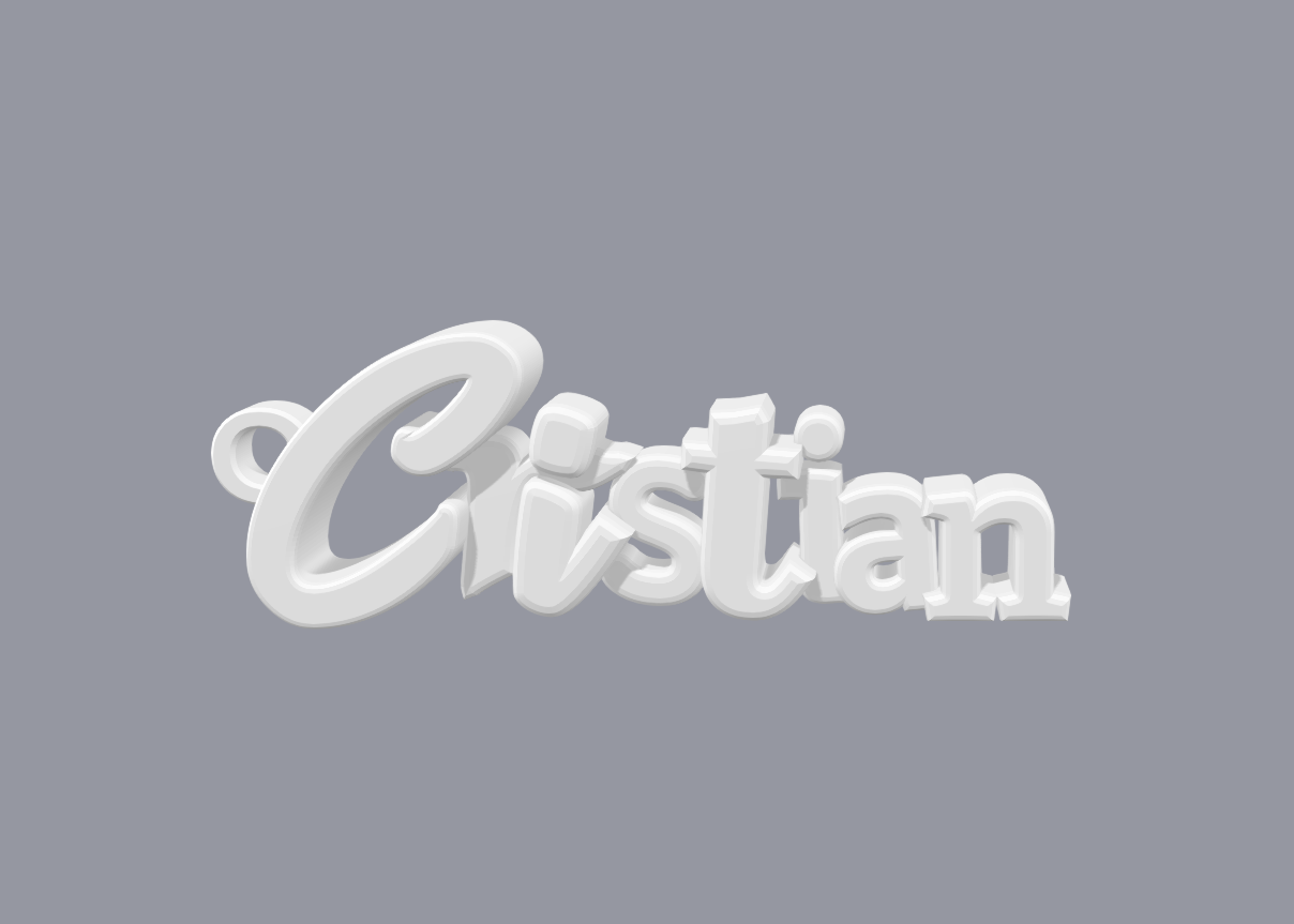 Cristian keychain