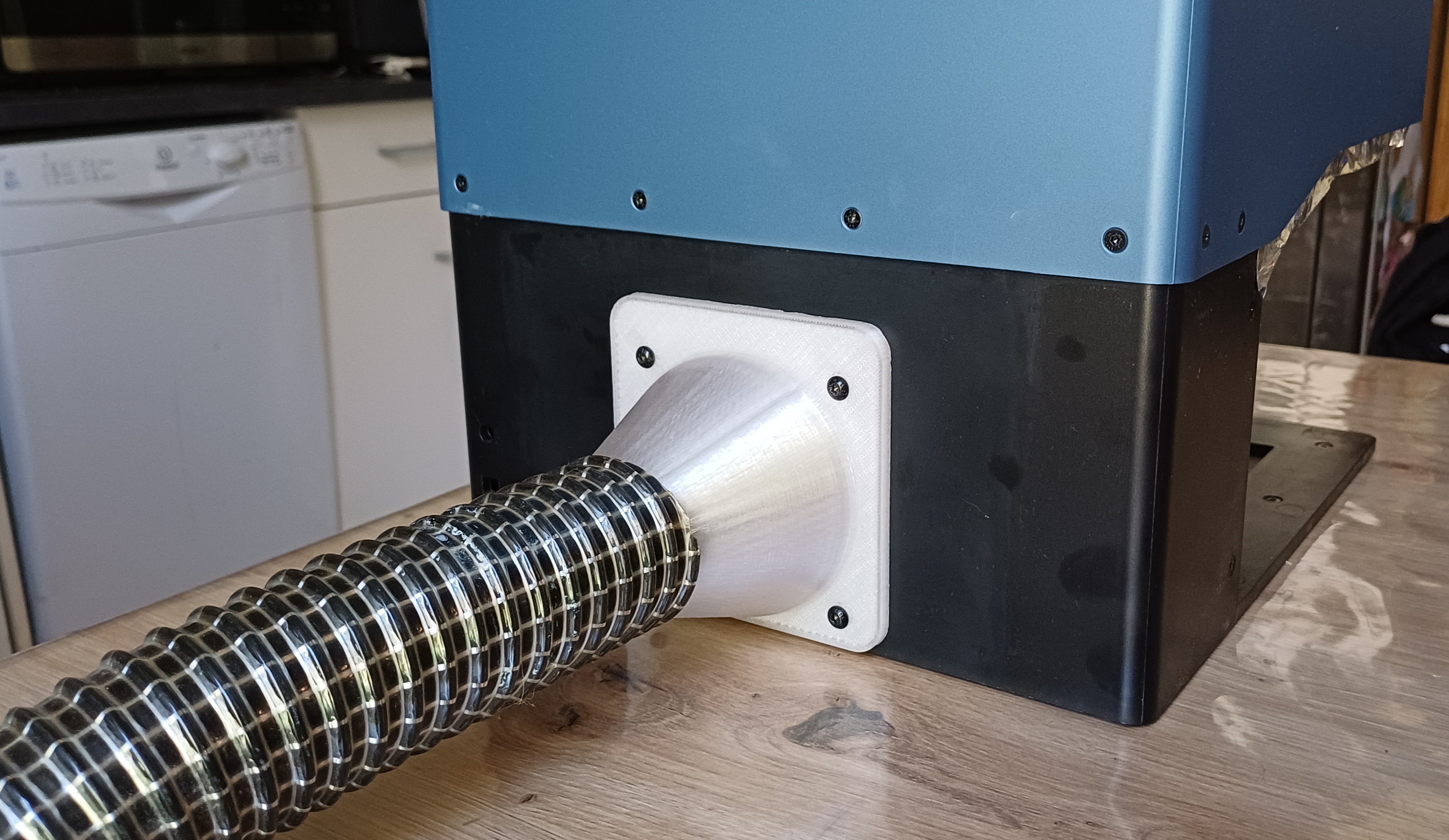 Sculpfun icube smoke extraction adapter