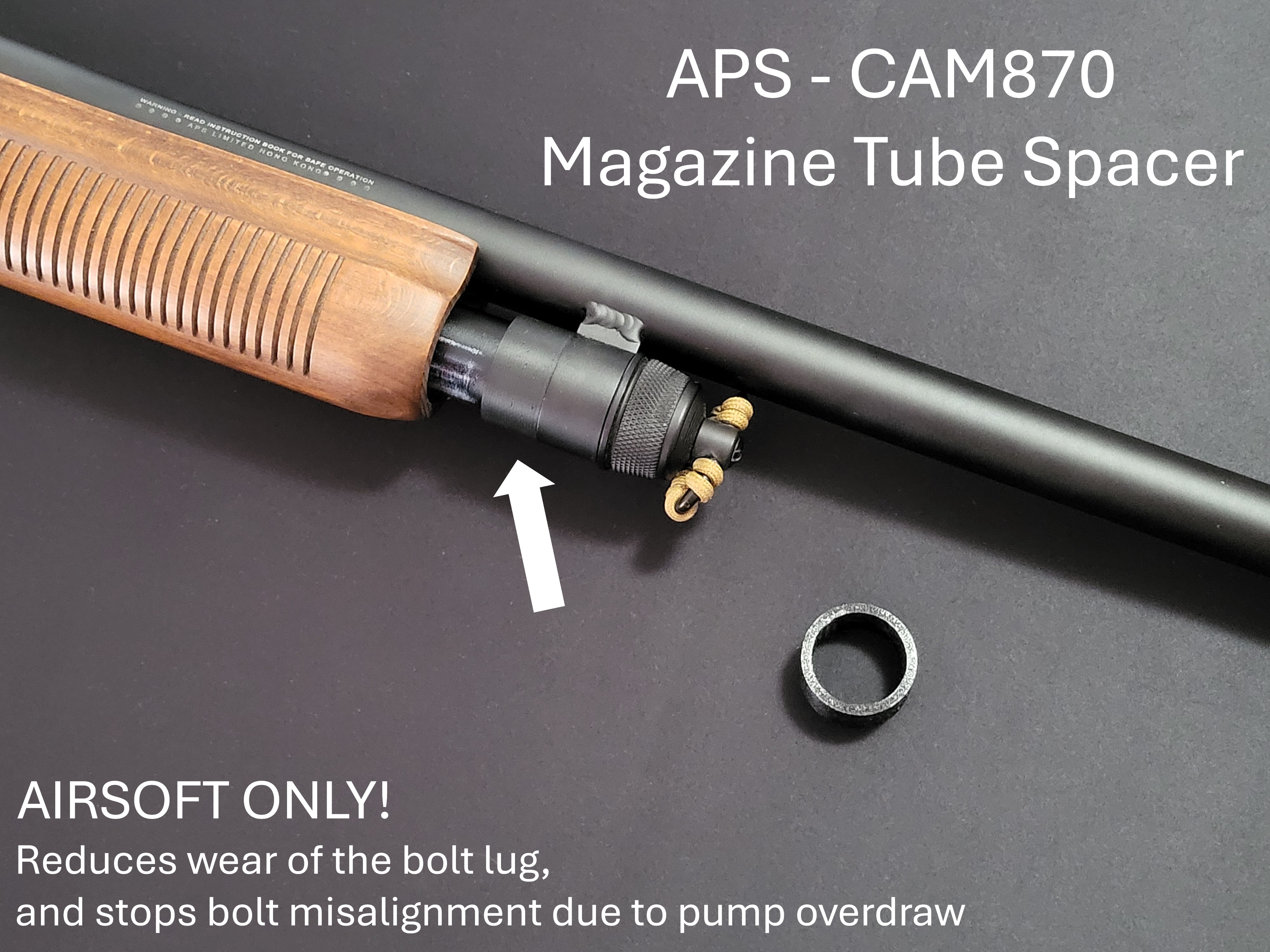 APS - CAM870 - Magazine Tube Spacer - Airsoft - Free Download