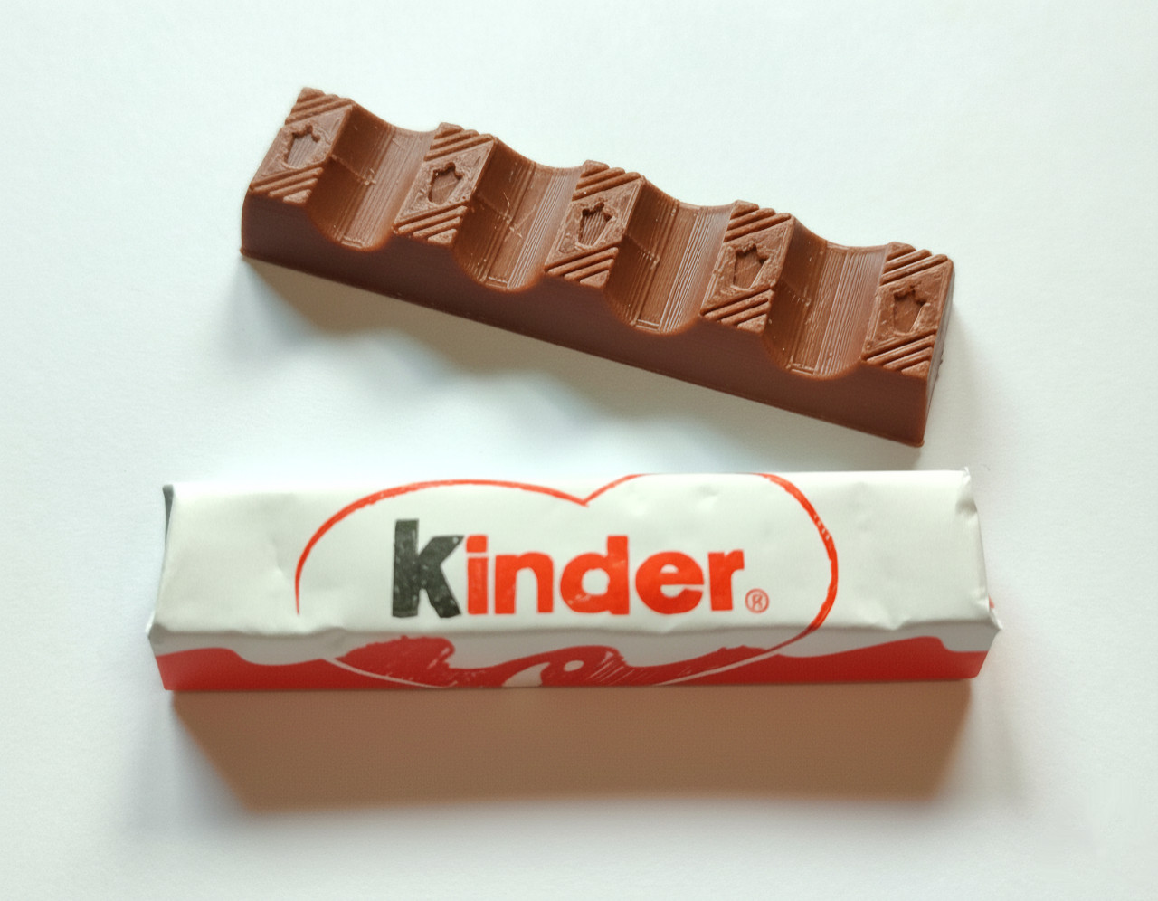 Kinder chocolate bar, keychain and fridge magnet 3D model