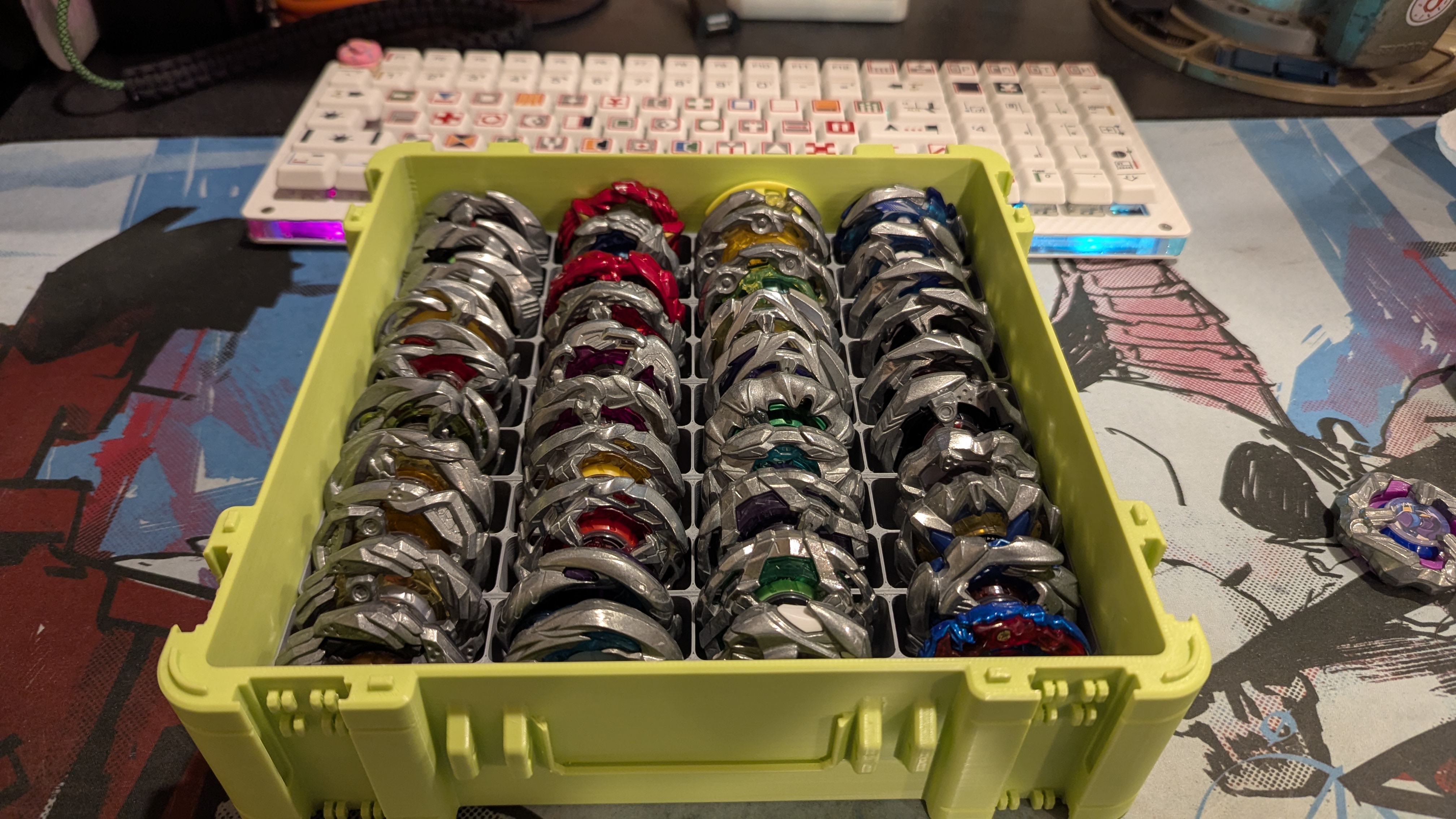 Miniatura 6 do modelo 3D Donut's Beystack - Serious Beyblade X Storage Solution