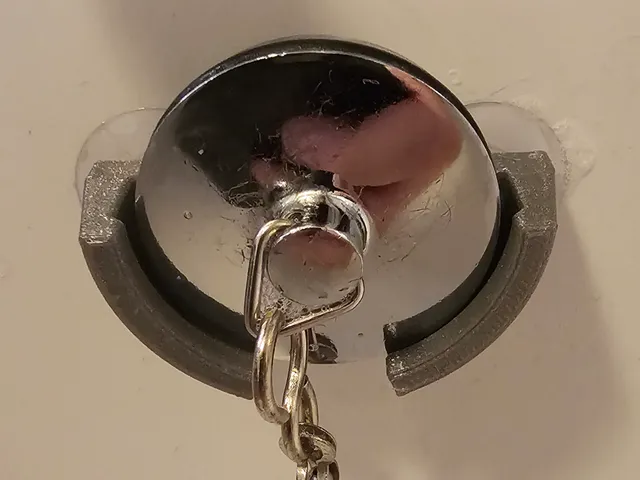 Sink plug holder