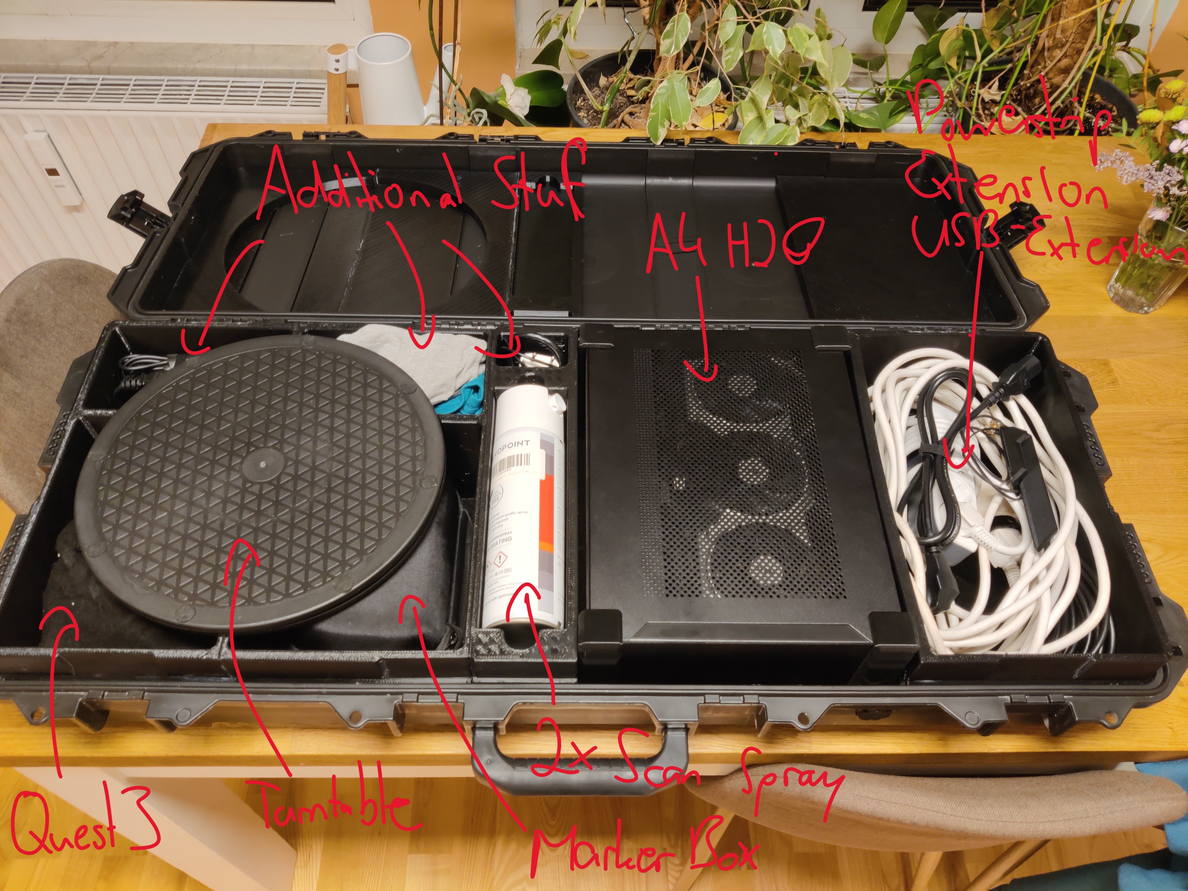 Dan A4 H2O Insert for Peli iM3100 - Tailored to 3D Scanning
