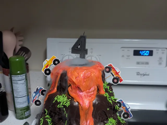 Volcano Cake