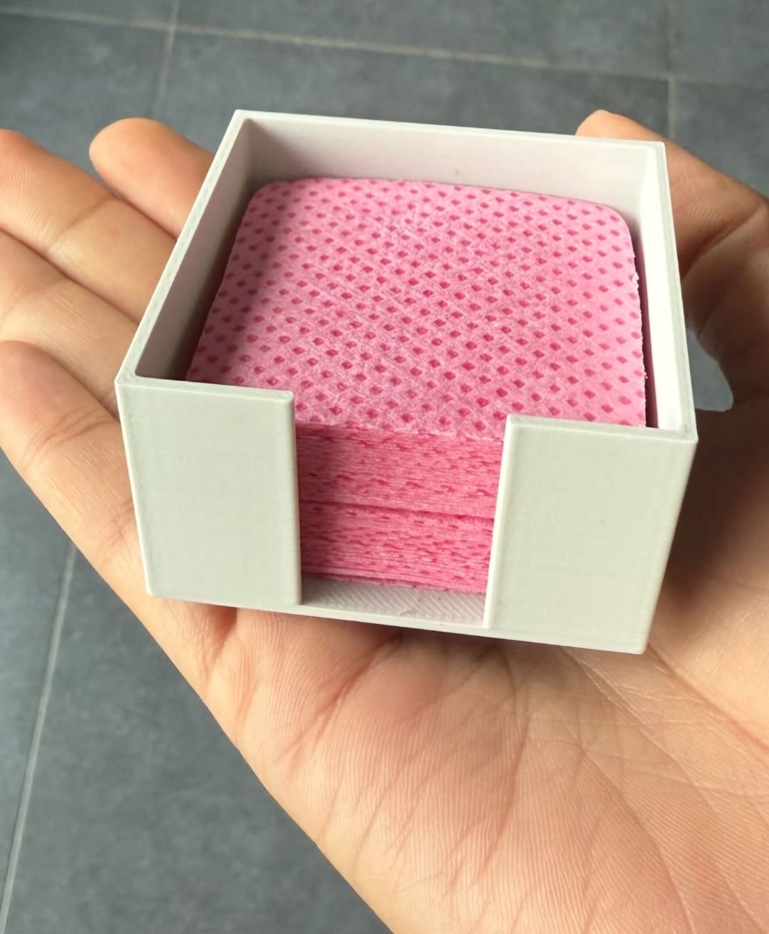 Quare cotton pad holder for 50x50mm pads