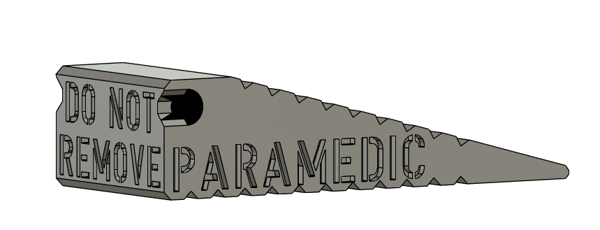 "TAC-WEDGE" - Multidirectional Door Wedge for Paramedic