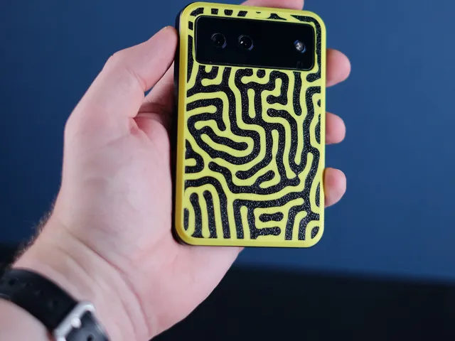 Unihertz Titan 2 Elite Phone Case - Algorithmic Two Tone Pattern