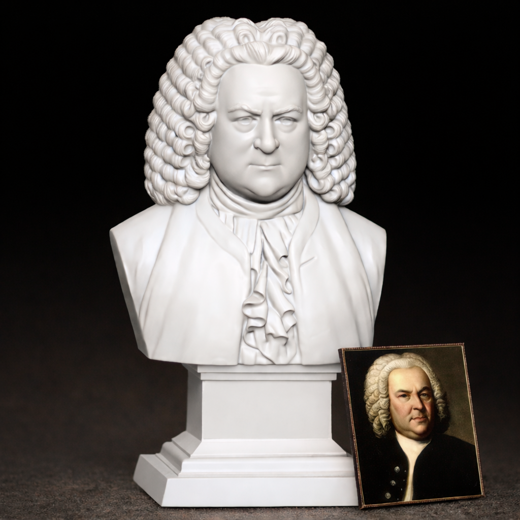 J. S. Bach bust