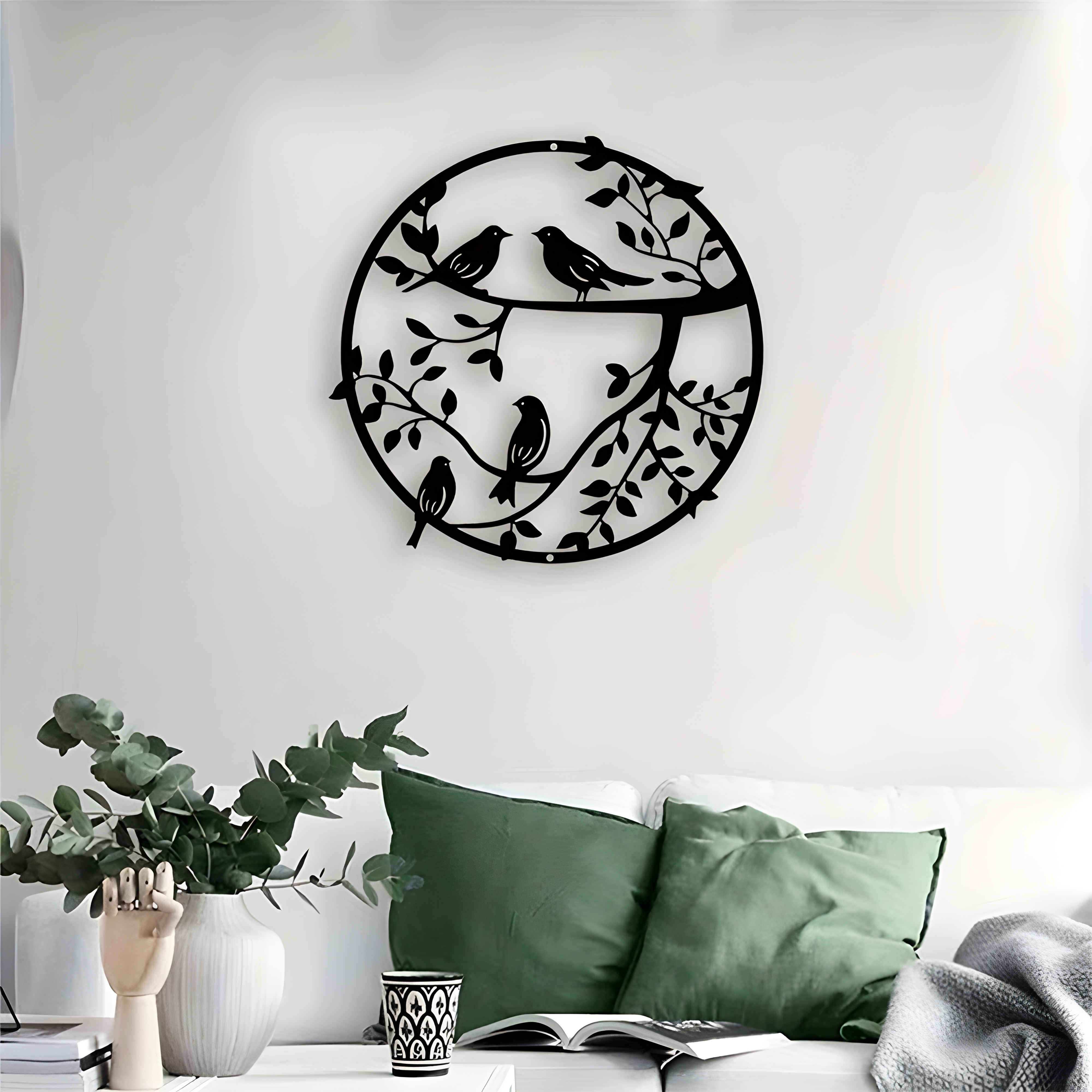 WallArt - Birds on a Tree