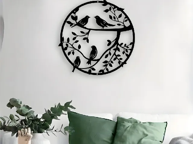 WallArt - Birds on a Tree