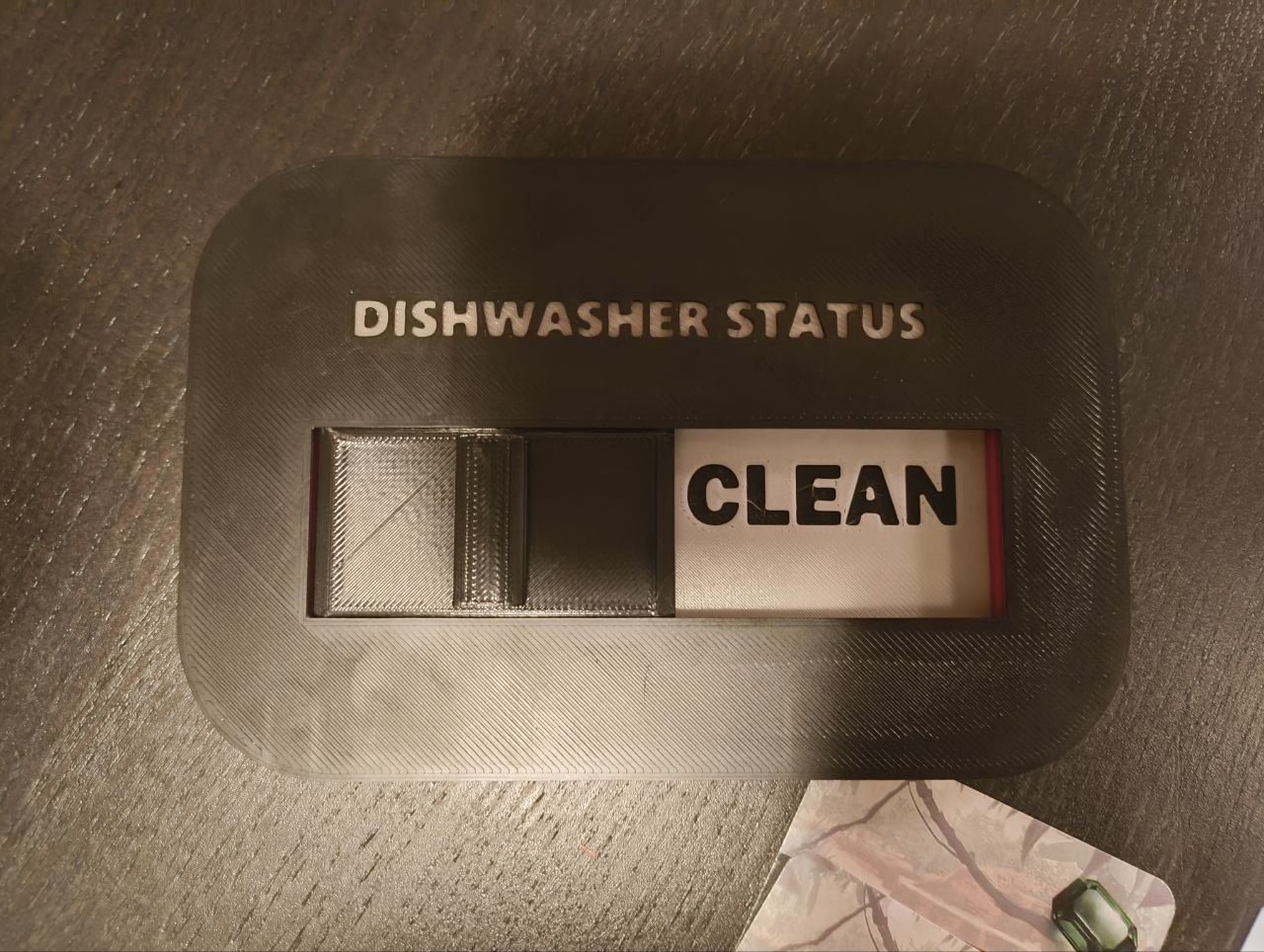 Dishwasher Status Indicator / Customisable Multi-colour Toggle for Single Colour Printers