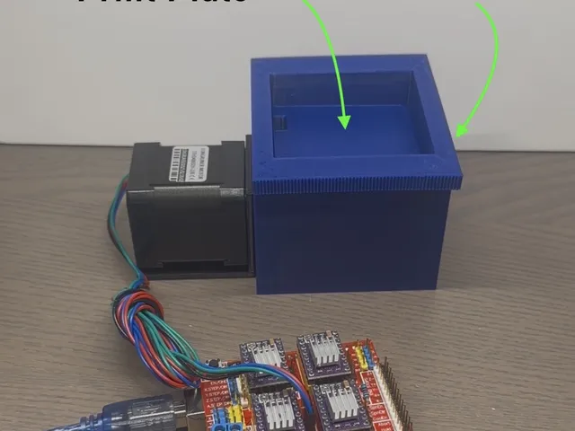 3D-Printer Z-axis Motion with Chamber Concept Test Model