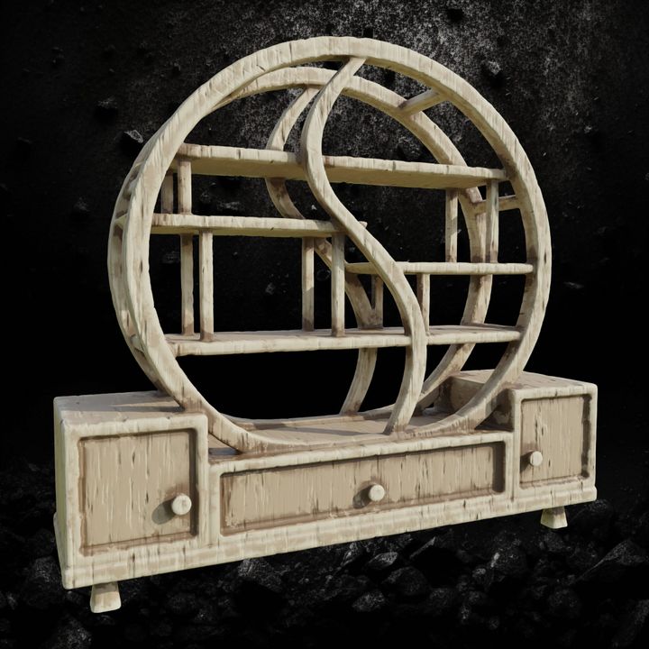 Celestial Harmony Bookshelf