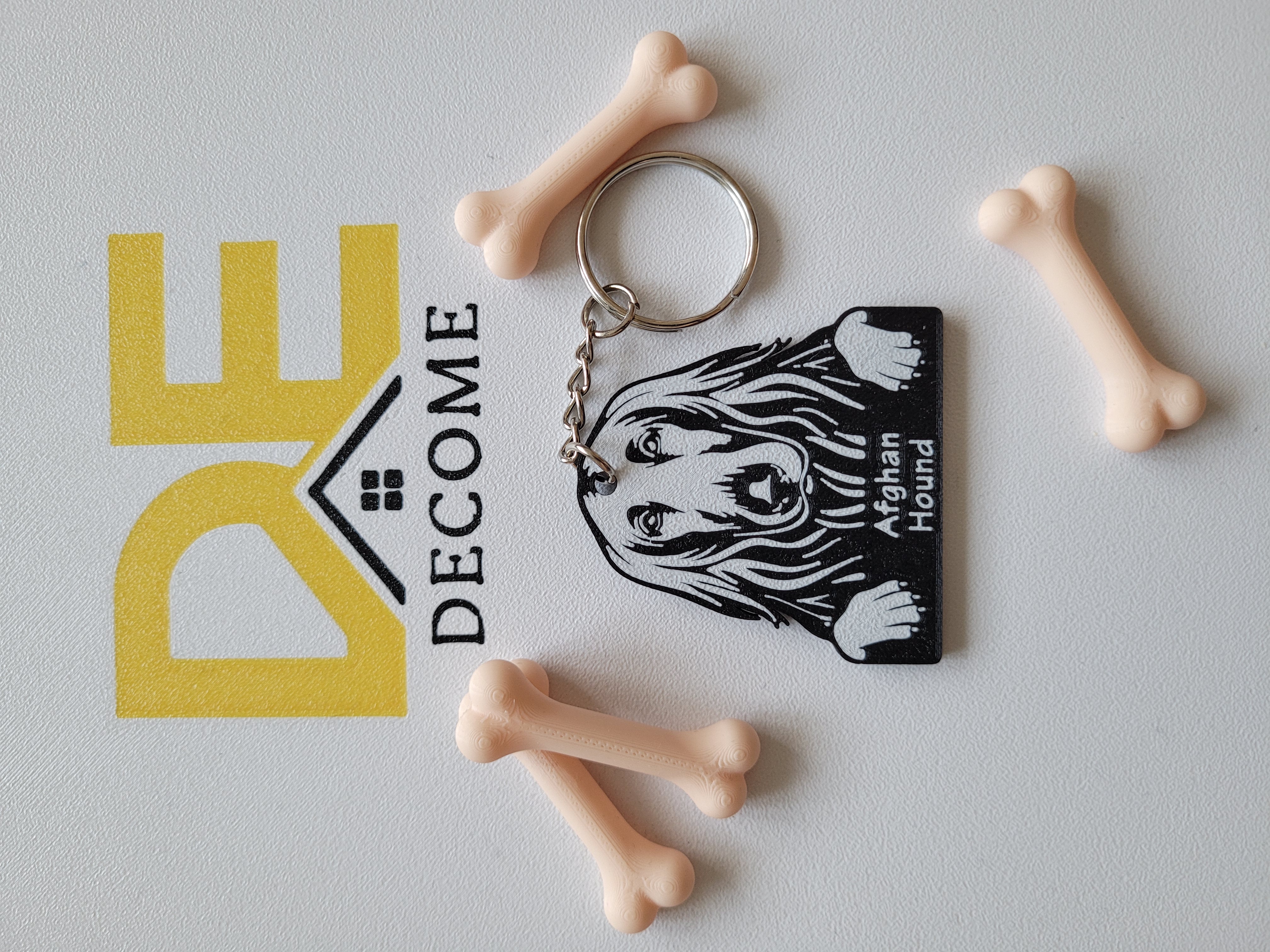 Afghan Hound Keychain