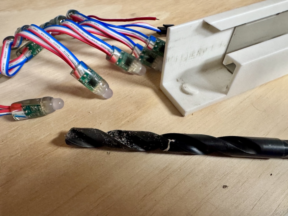 3-Inch 5/8" J-Channel Pixel Jig for WS2811